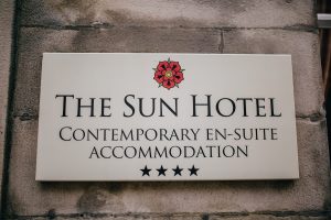 The Sun Hotel & Bar Wall Sign